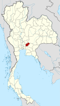 Thailand Nakhon Nayok locator map